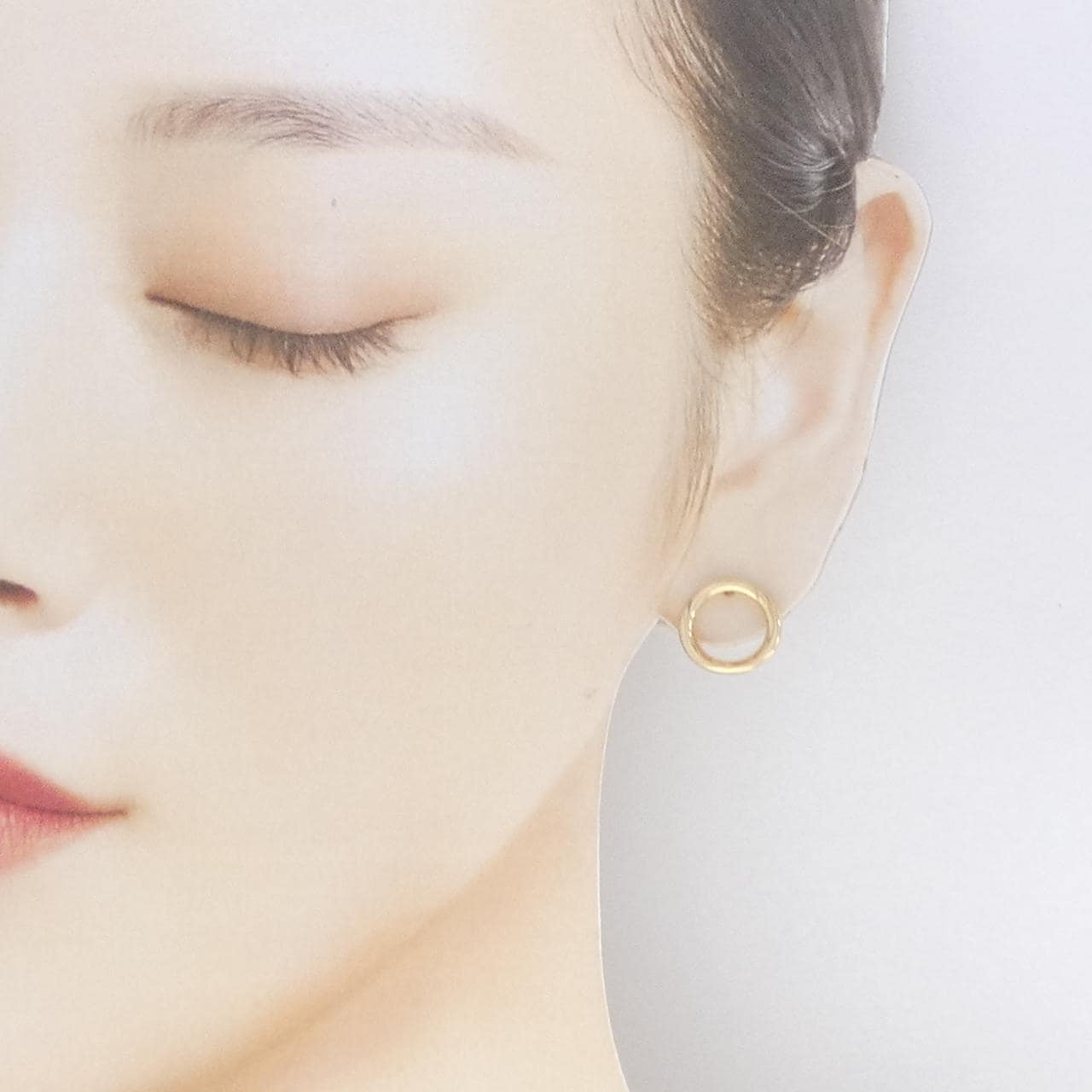 4゜C K18YG ピアス