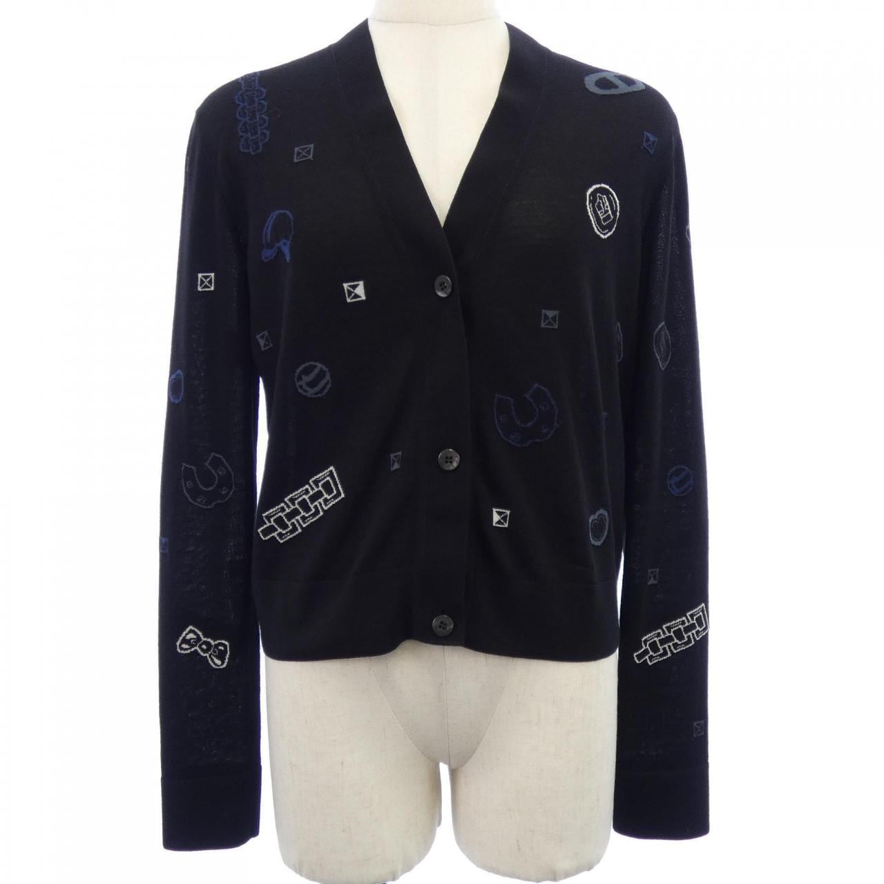 エルメス HERMES キャンディリブリスバンダナ 5H2729D3 カーディガン