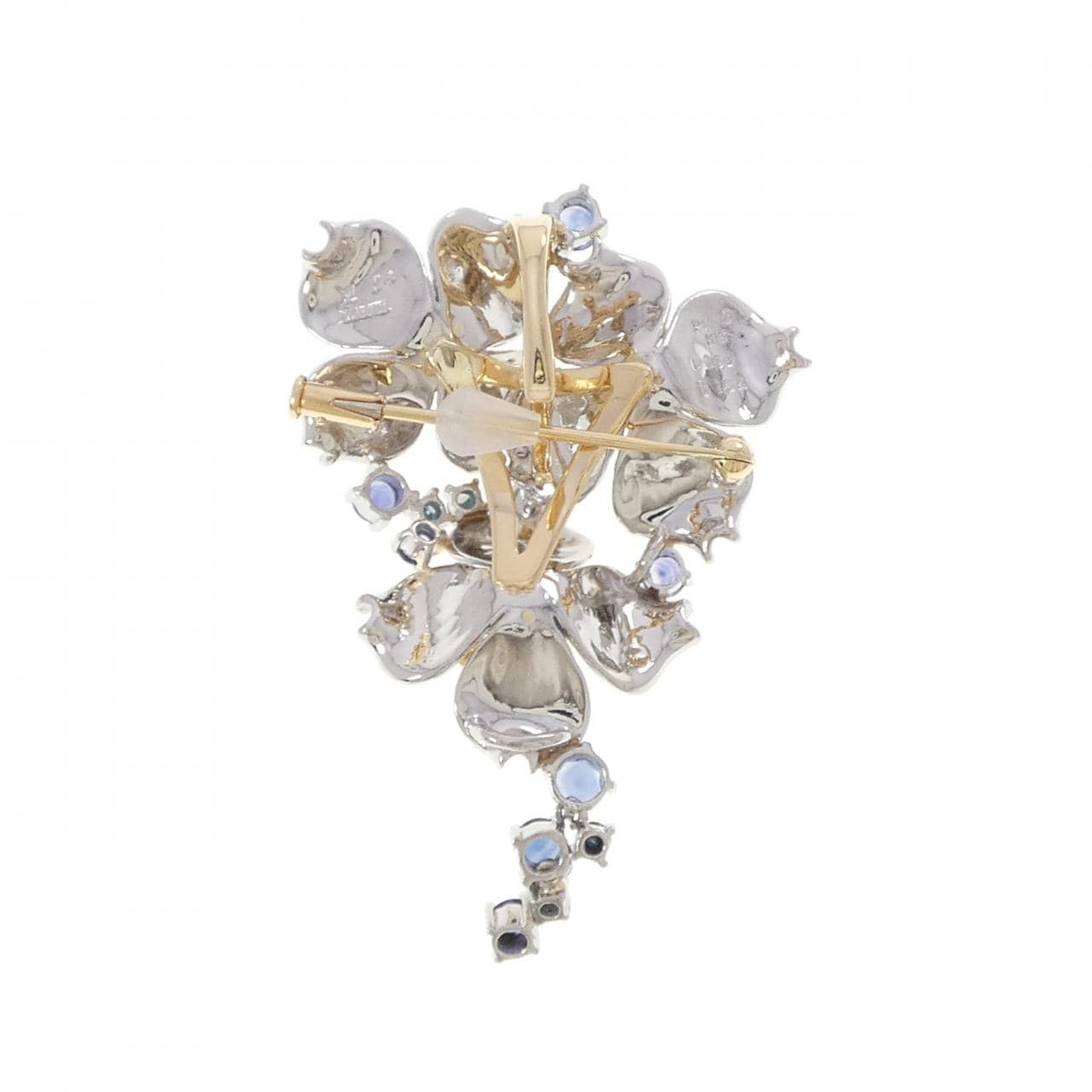 石川暢子 サファイヤ ブローチ 1.32CT