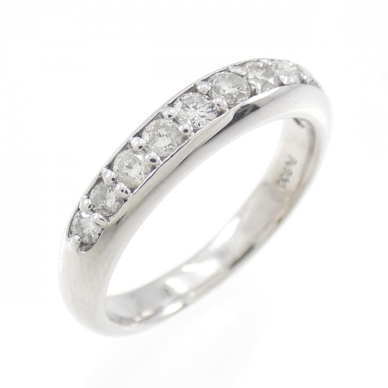 PT900 ハーフエタニティ ダイヤモンド リング 0.35CT