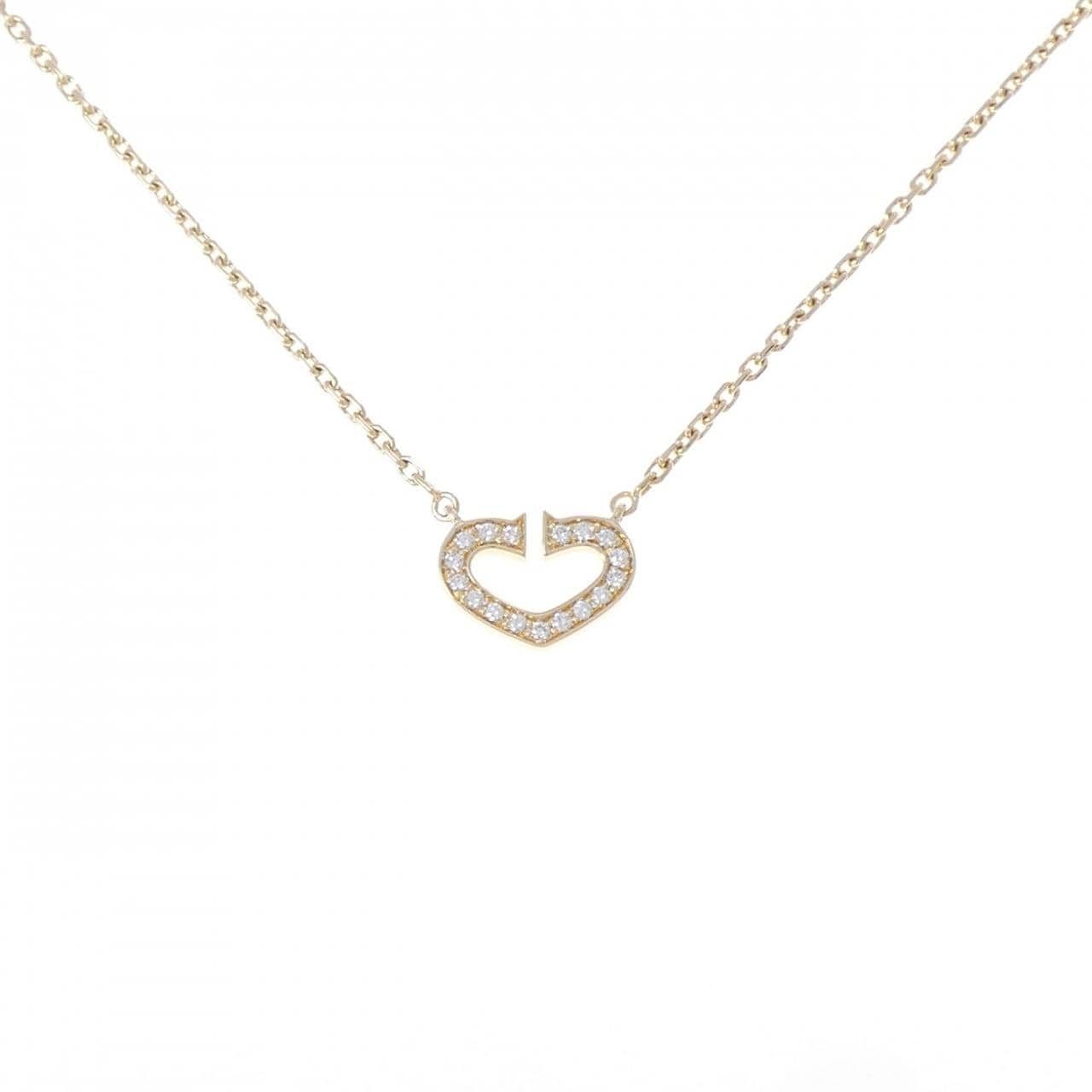 カルティエ Cハート ネックレス