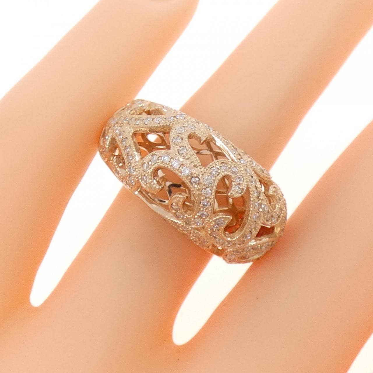 K18PG ダイヤモンド リング 0.67CT