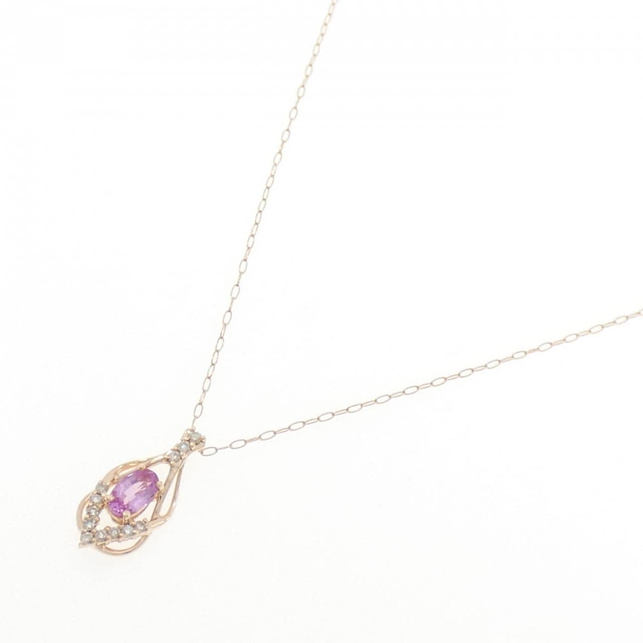 K10PG サファイヤ ネックレス