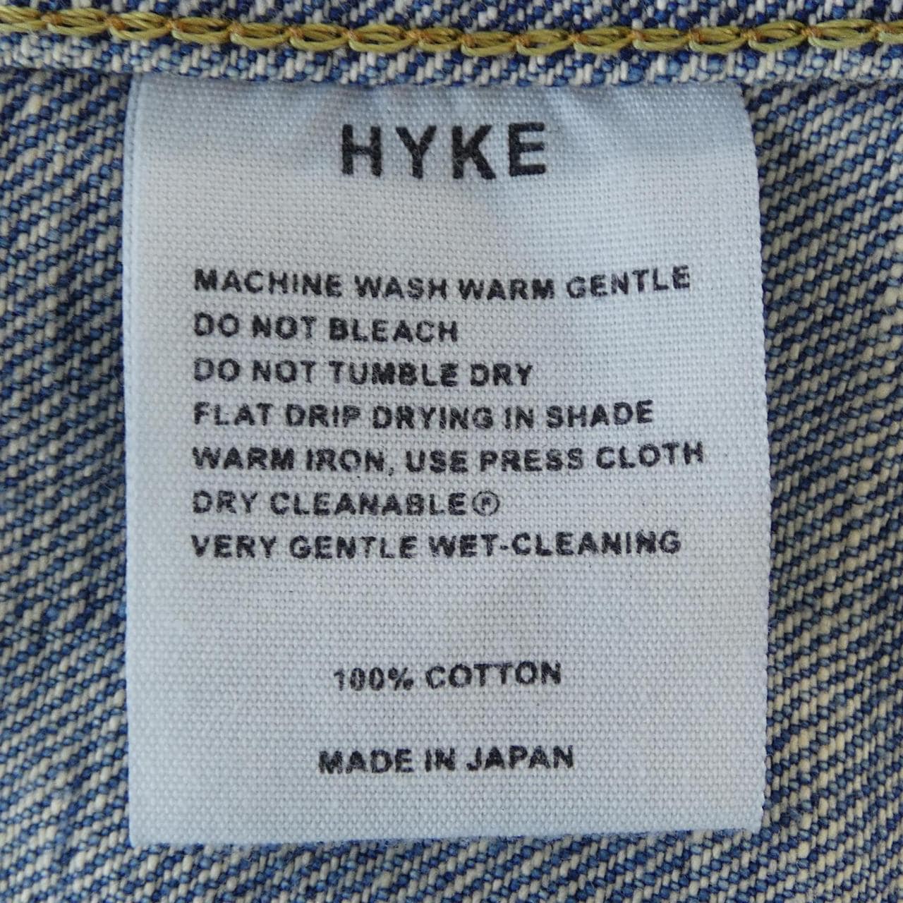 ハイク HYKE TYPE1 デニムジャケット