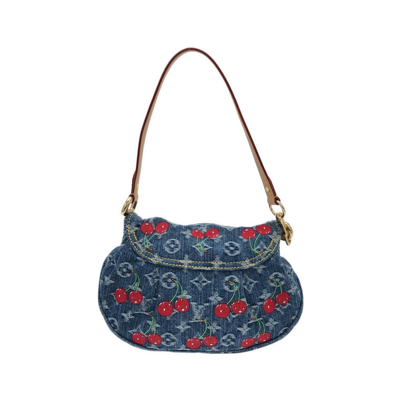 ルイヴィトン モノグラム チェリー デニム(LV X TM) サンセット M13680 ショルダーバッグ