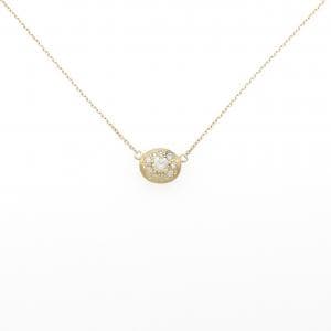 K18YG ダイヤモンド ネックレス 0.096CT