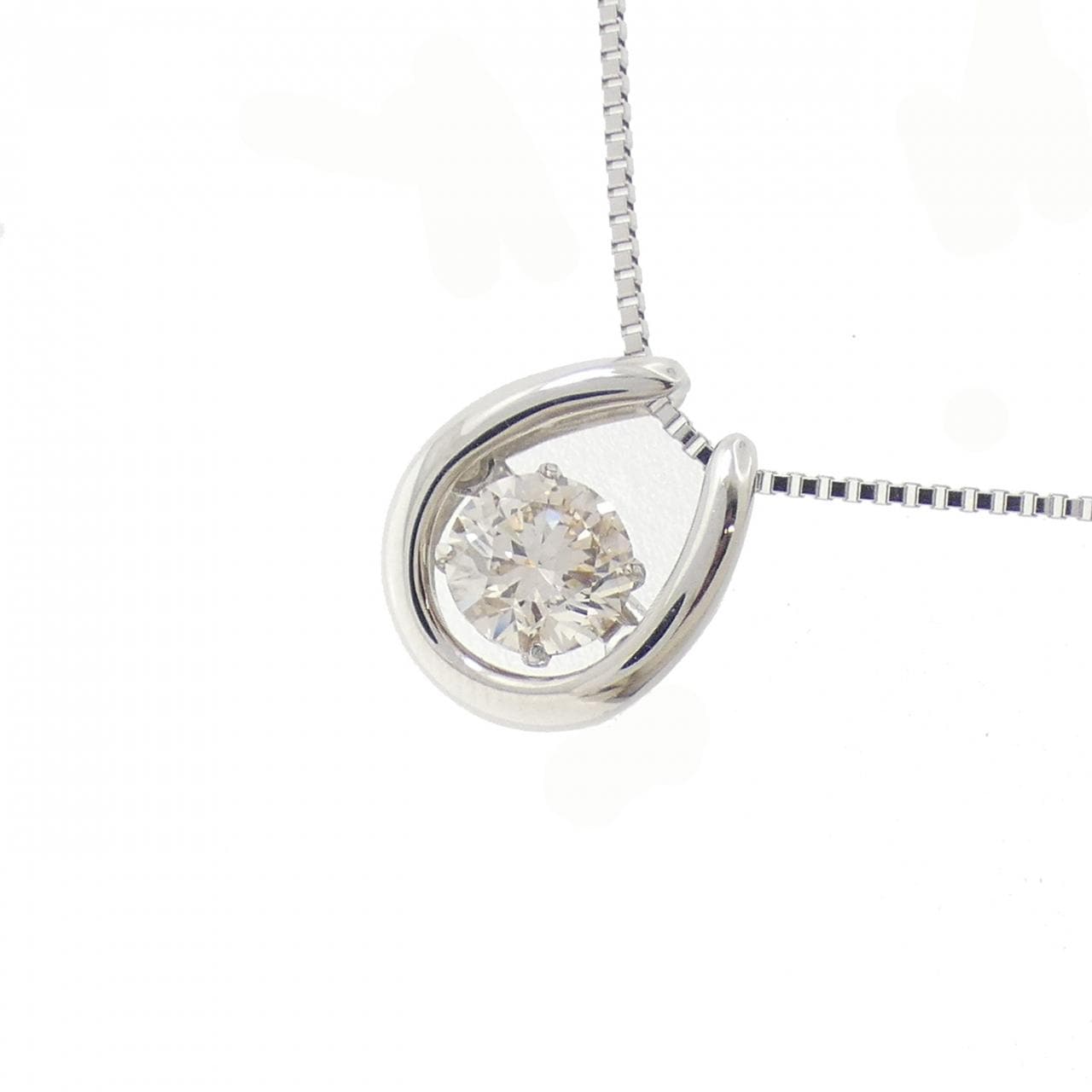PT900/PT850 ホースシュー ダイヤモンド ネックレス 0.518CT
