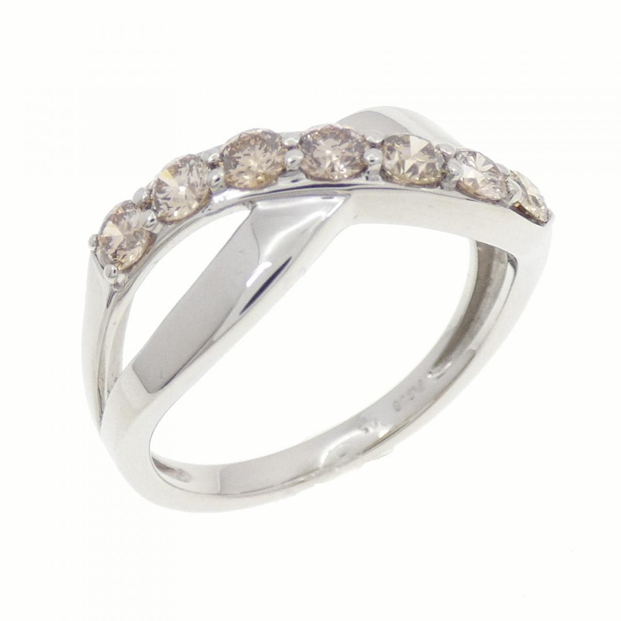 PT950 ダイヤモンド リング 0.5CT
