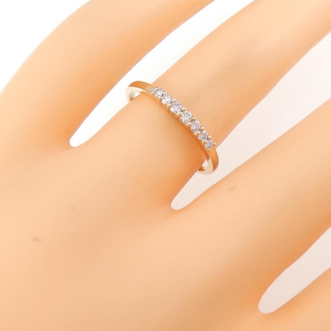 K18PG粉紅鑽石戒指 0.15CT