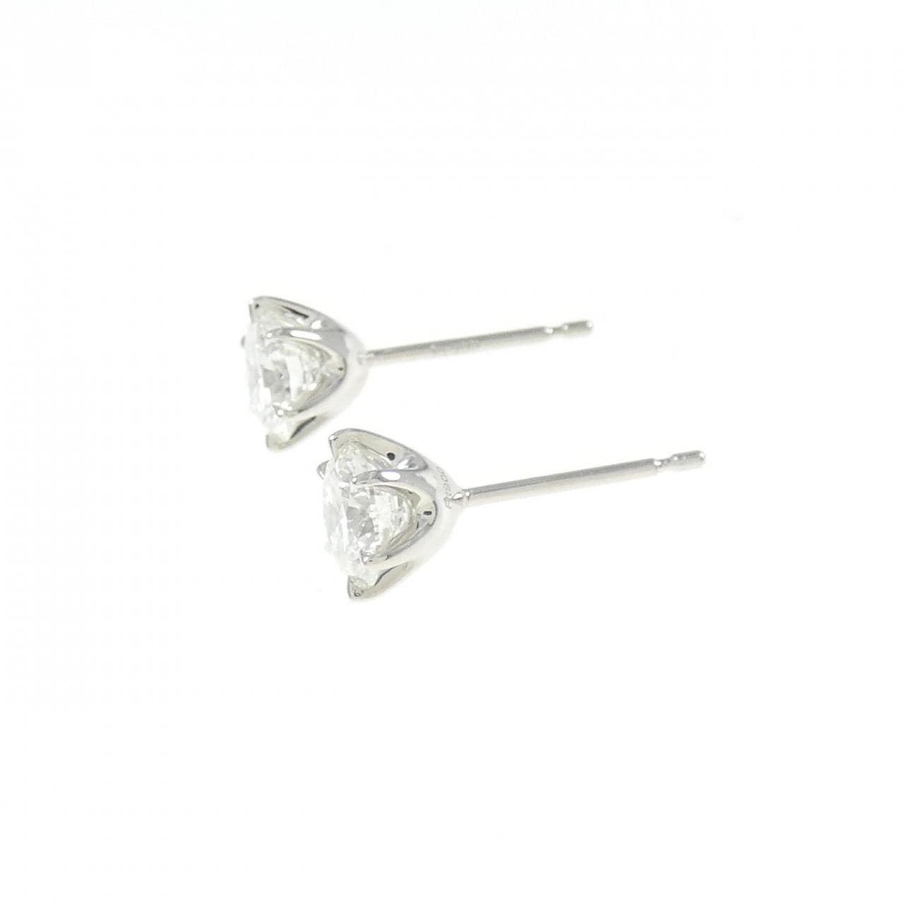 [新品] PT900钻石耳环 0.532CT 0.519CT G SI1 品质好