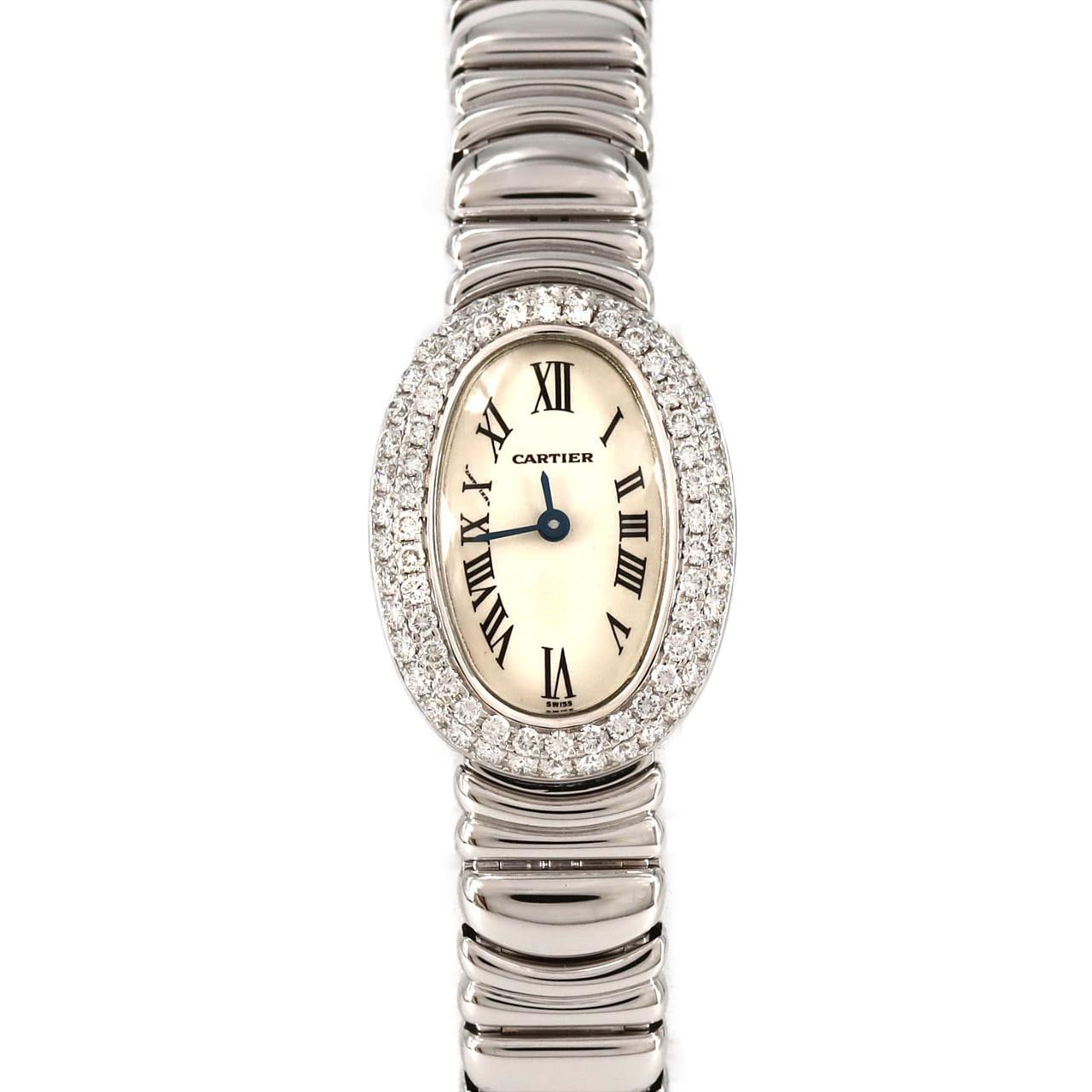 カルティエ ミニベニュワール WG/2D WB5095L2 WG クォーツ