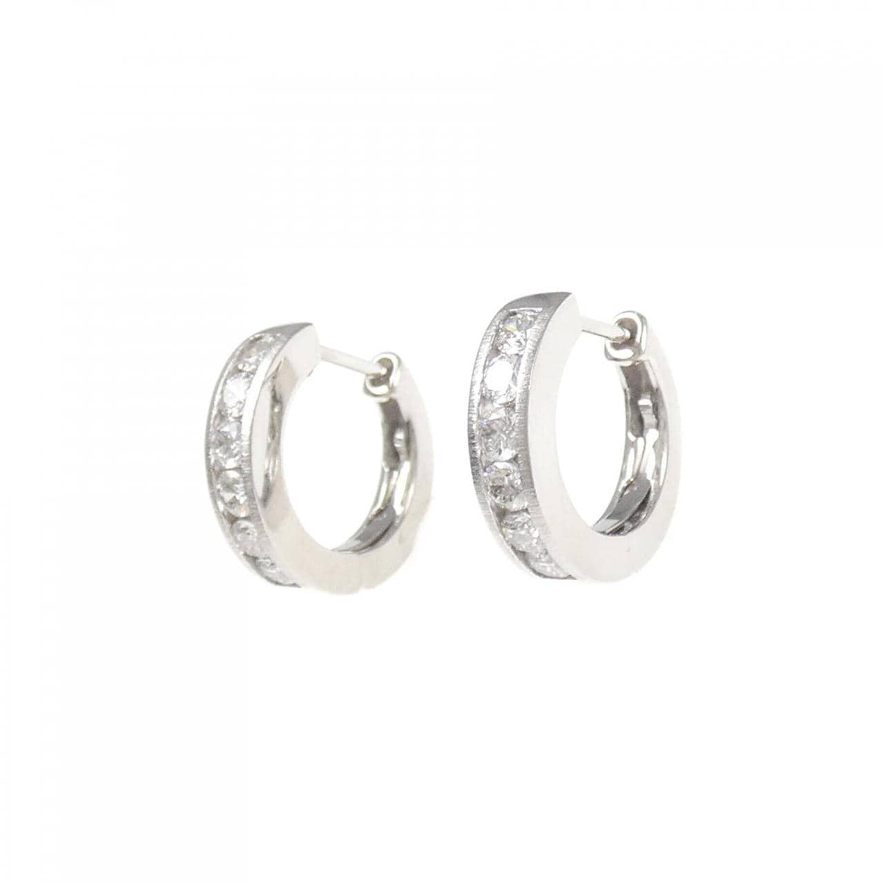 PT900 ダイヤモンド ピアス 0.52CT