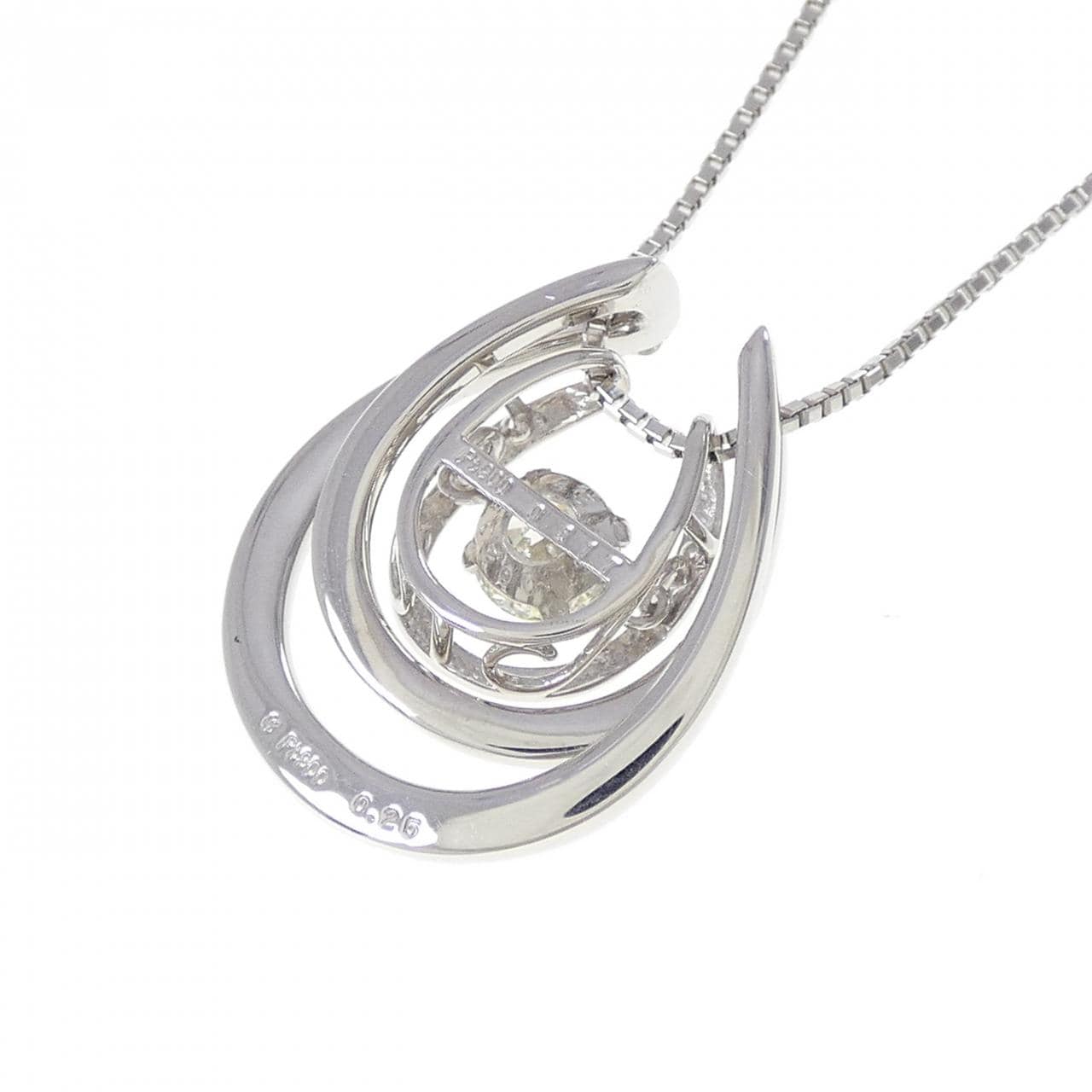 PT900/PT850 2WAY ダイヤモンド ネックレス 0.317CT
