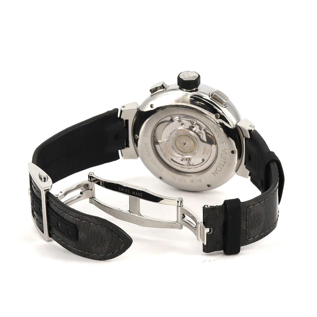 ルイヴィトン タンブールクロノヴォワイヤージュ Q102L SS 自動巻