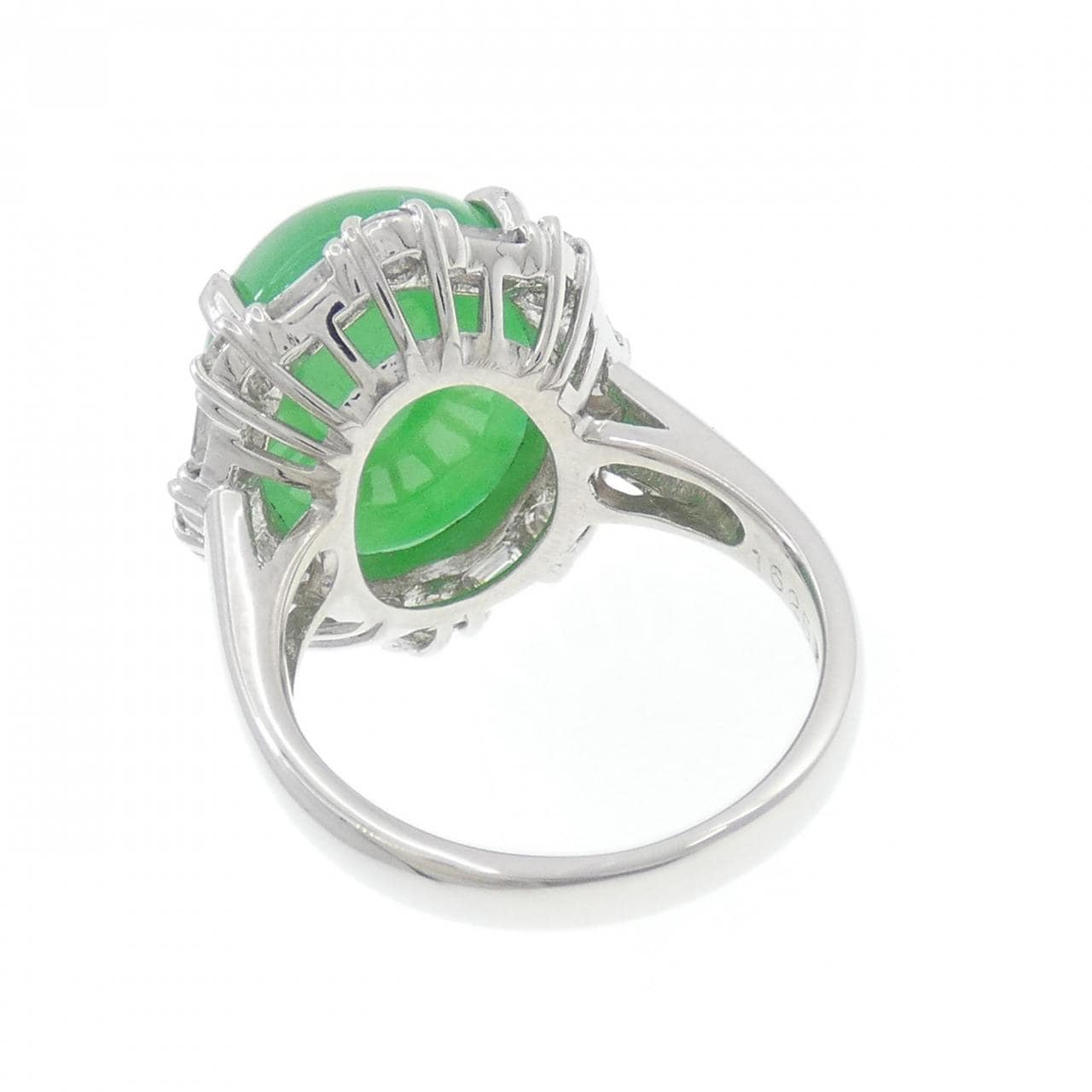 PT900 ヒスイ リング 16.25CT