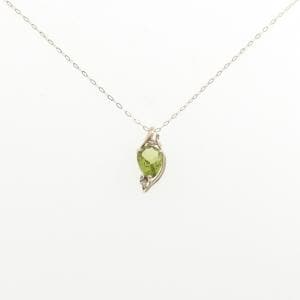 K10YG ペリドット ネックレス