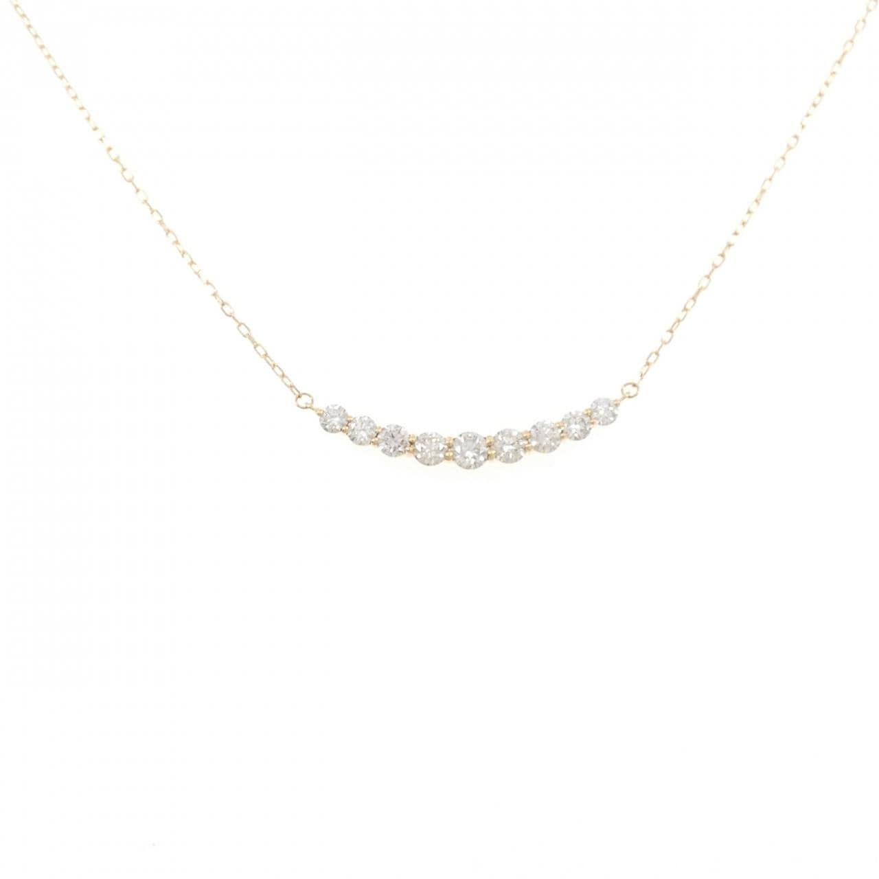 K18YG ダイヤモンド ネックレス 1.00CT