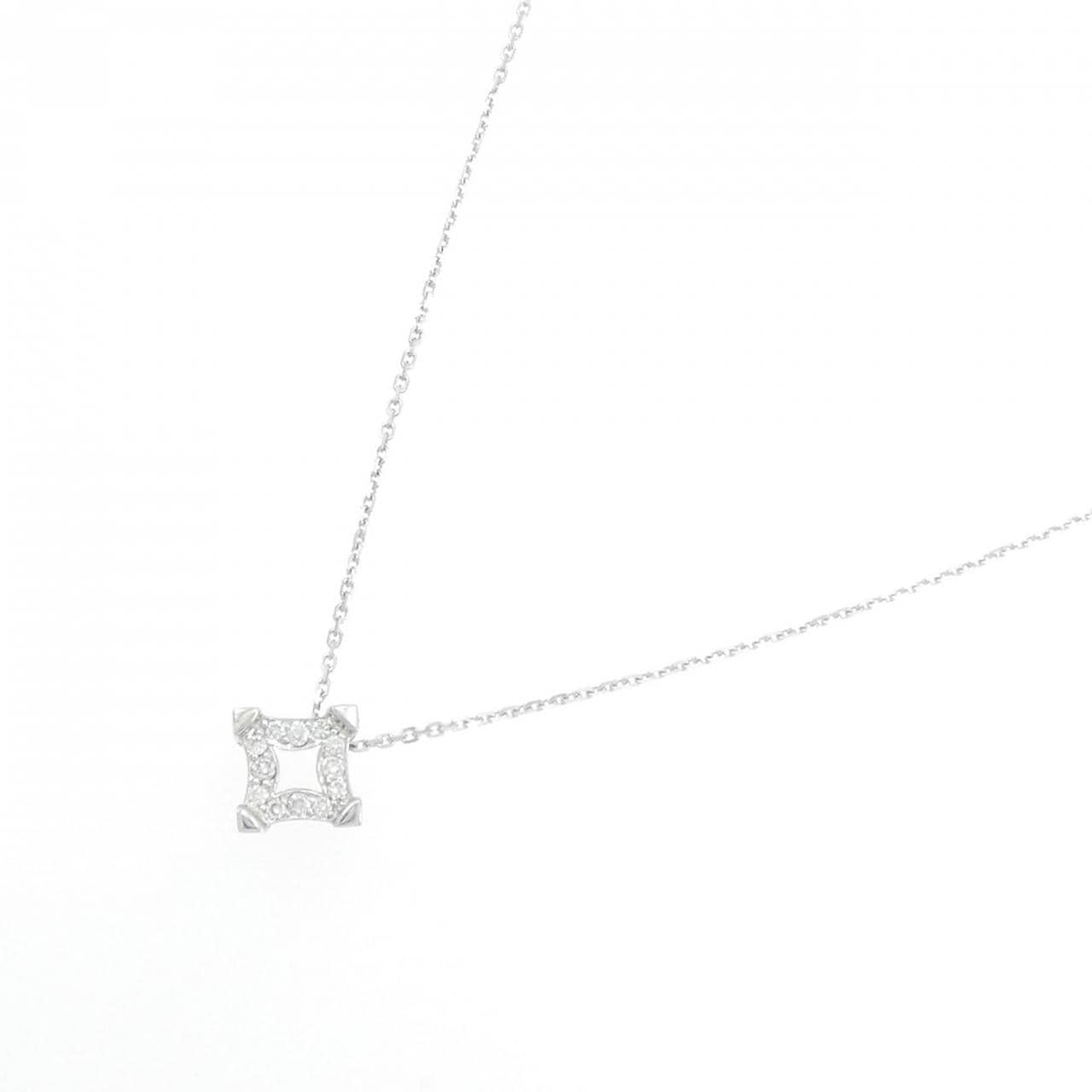 750WG ダイヤモンド ネックレス 0.13CT