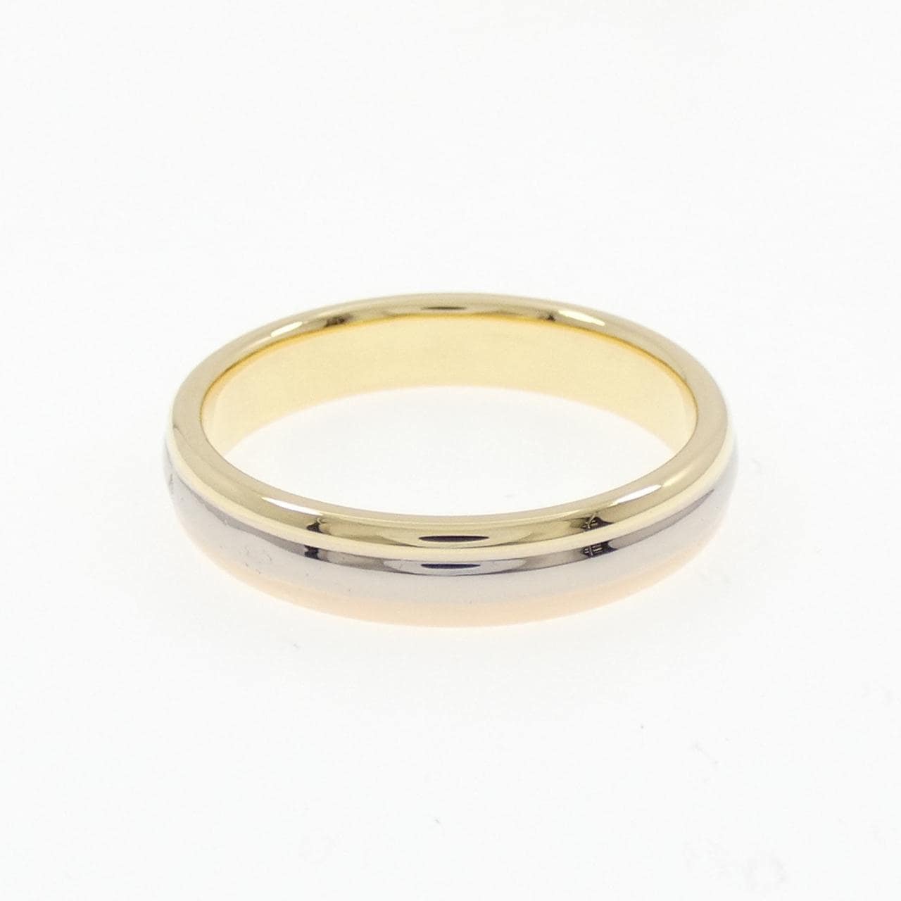 カルティエ スリーカラーウェディング リング