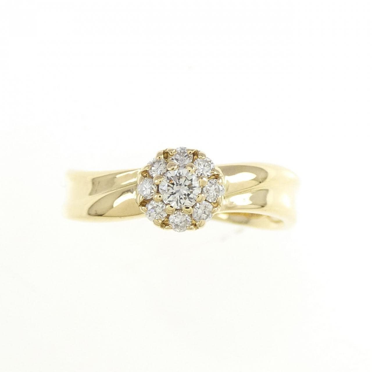 K18YG ダイヤモンド リング 0.20CT