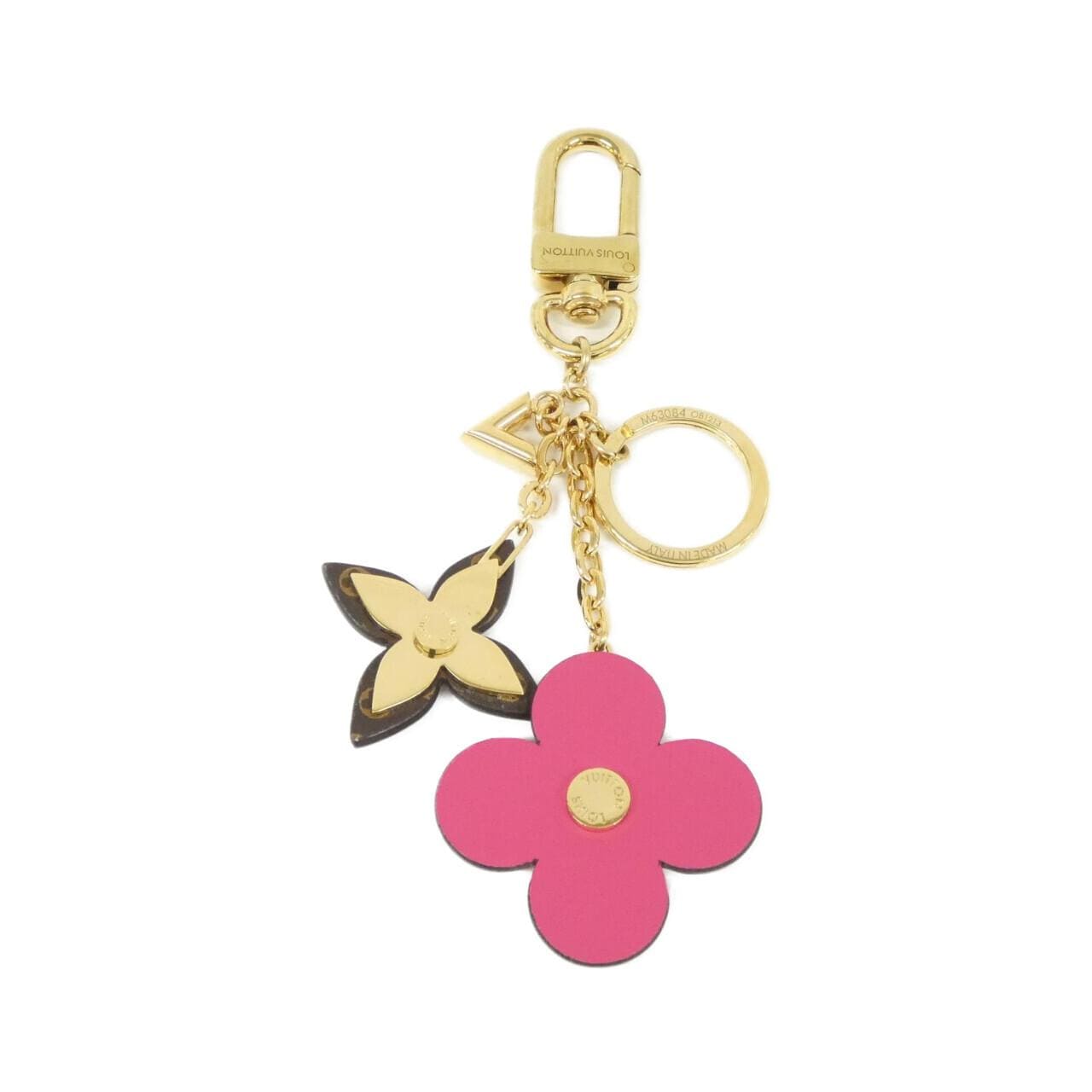 LOUIS VUITTON Monogram Keychain Blooming Flower M63084 Qeelin
