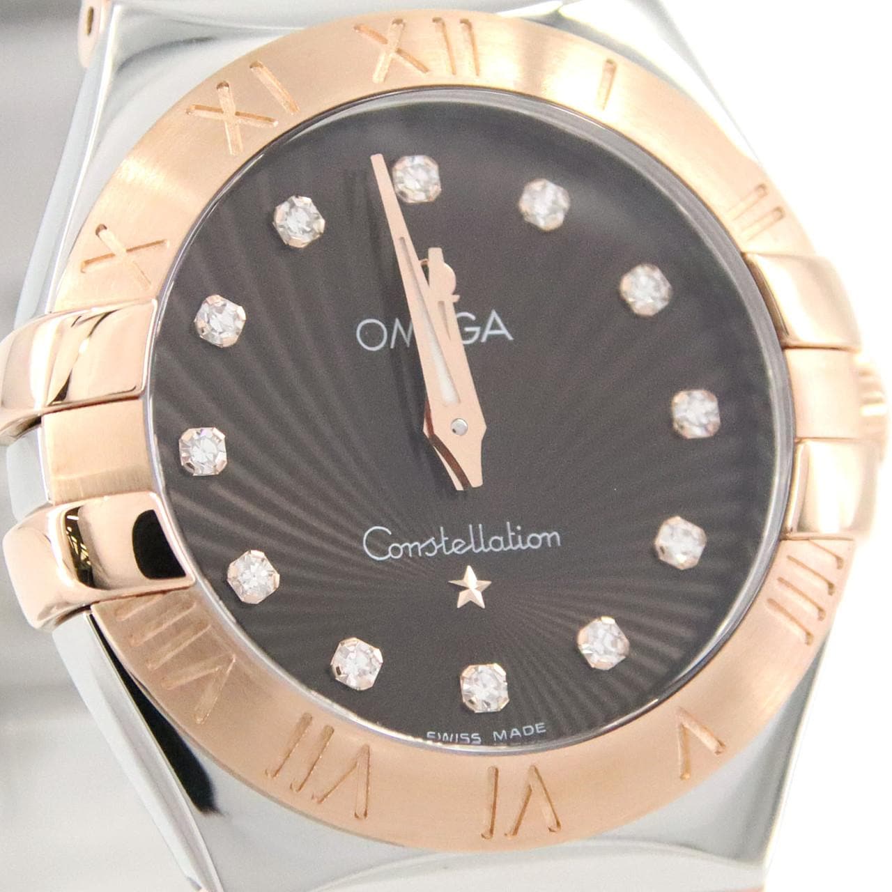 [新品] 欧米茄 星座系列 抛光 RG Combi 12P 123.20.27.60.63.002 SSxPG石英