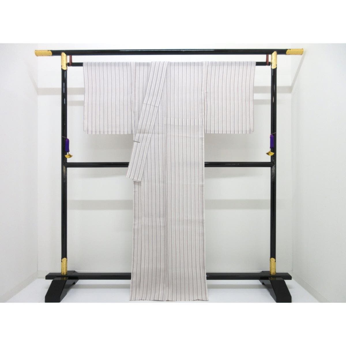 【未使用品】単衣　縮　身幅２Ｌ寸