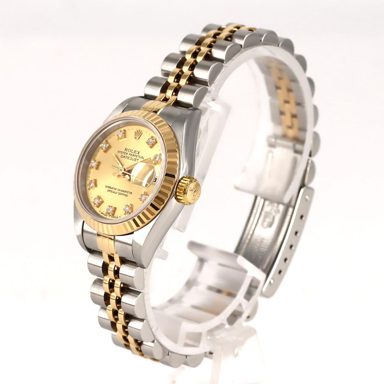 ロレックス デイトジャスト 69173G. SSxYG 自動巻 S番