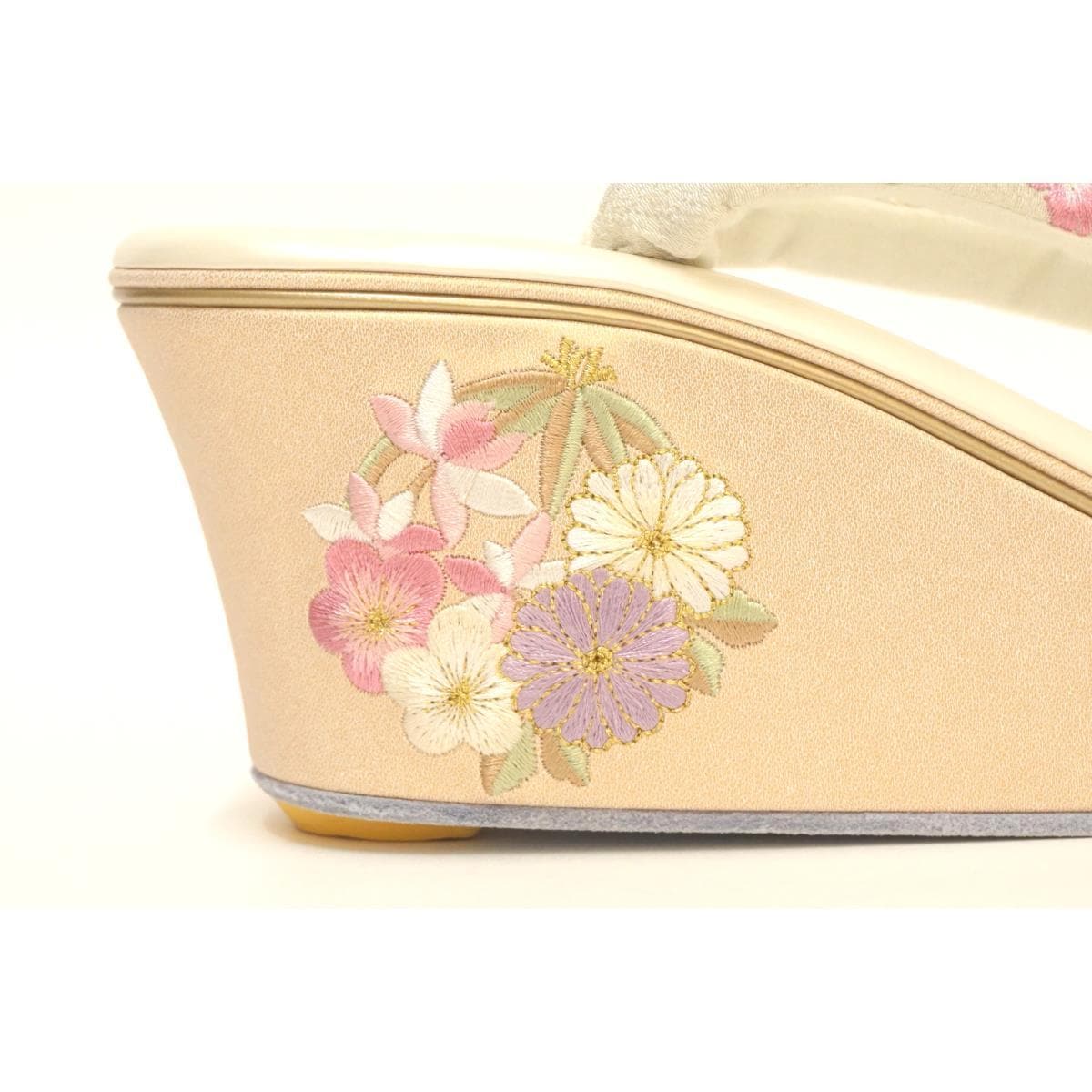 【新品】女草履　四君子　Ｆサイズ