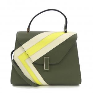 ヴァレクストラ VALEXTRA イジィデ ISIDE インターシャ ストライプ BAG