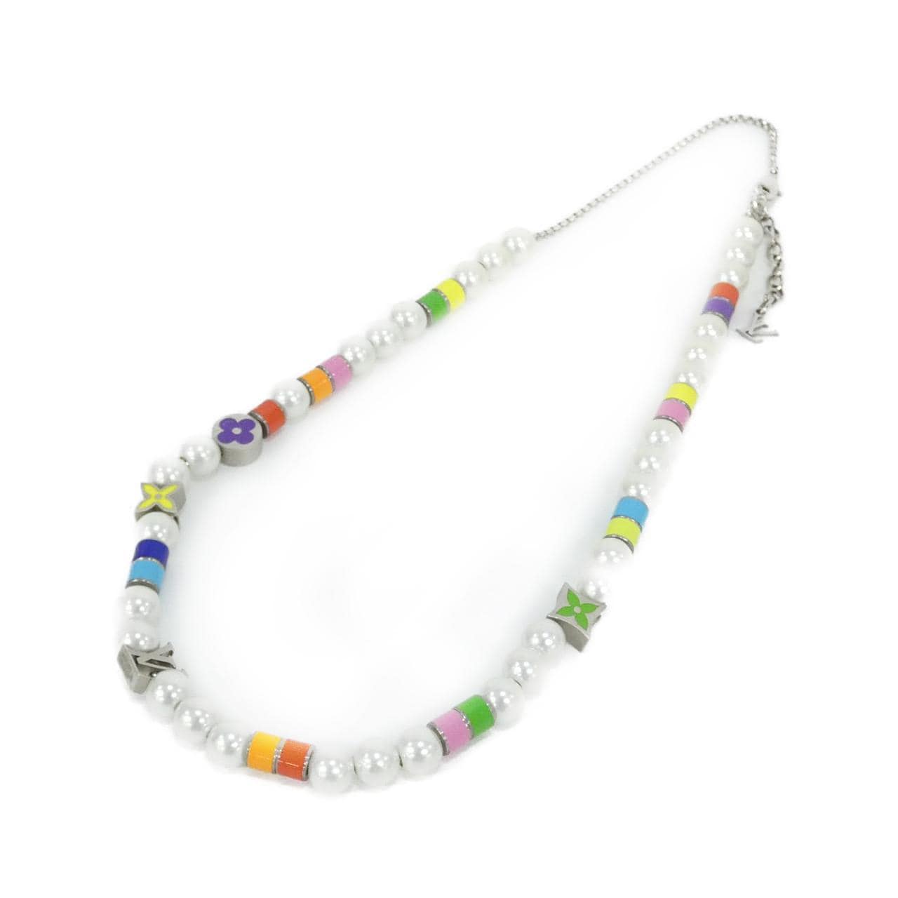 ルイヴィトン ネックレス モノグラム パールパーティー M01500 ネックレス