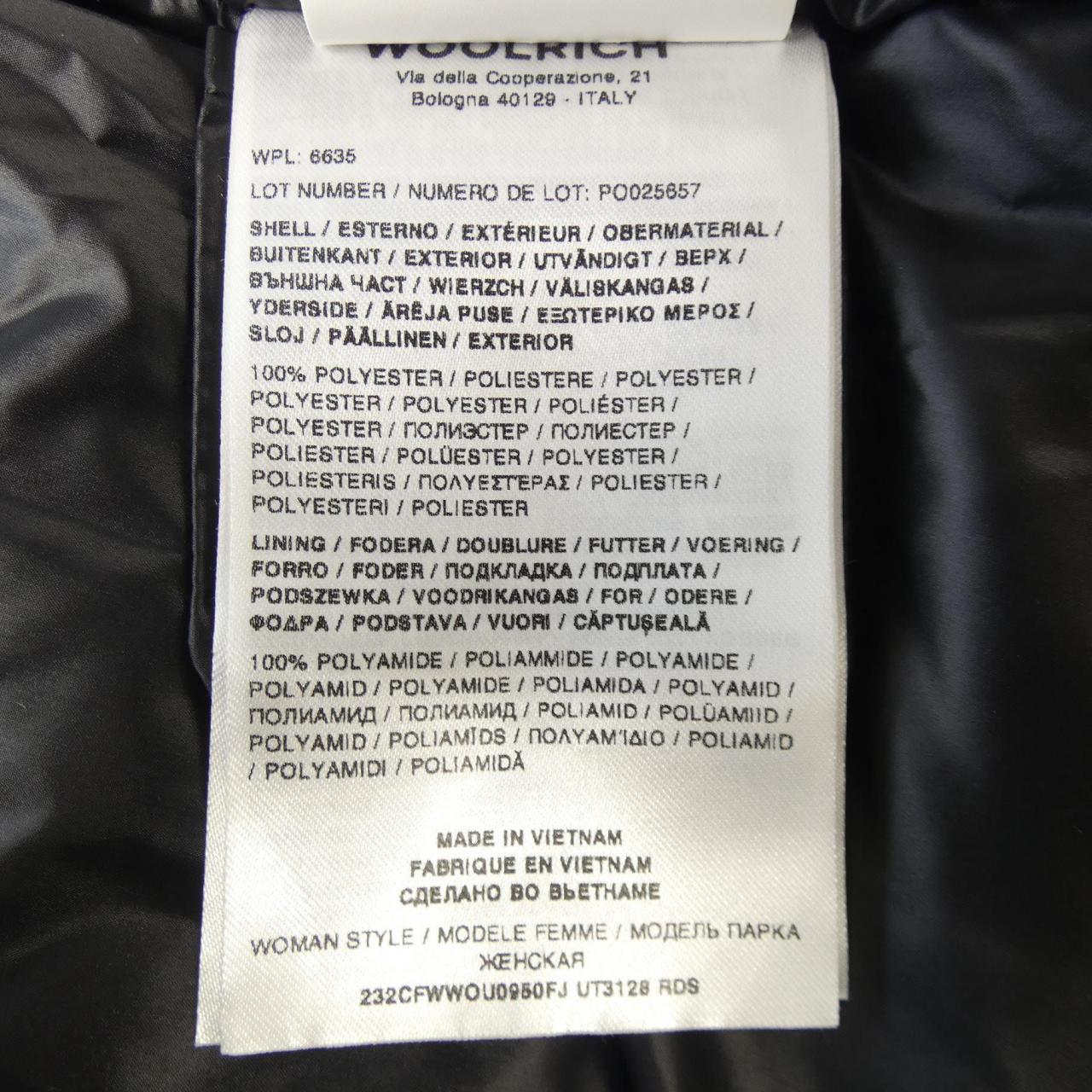 ウールリッチ WOOL RICH 232CFWWOU0950FJ ダウンコート