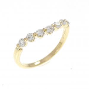 K18YG ダイヤモンド リング 0.3CT