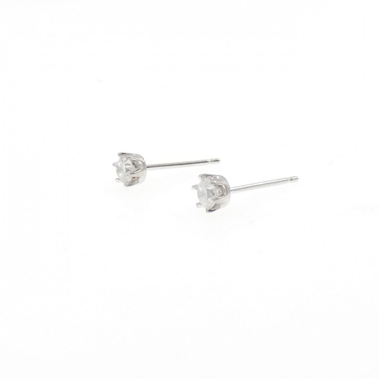 PT850/PT900 ソリティア ダイヤモンド ピアス 0.30CT