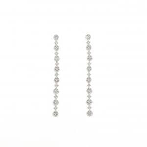 K18WG ダイヤモンド ピアス 0.24CT
