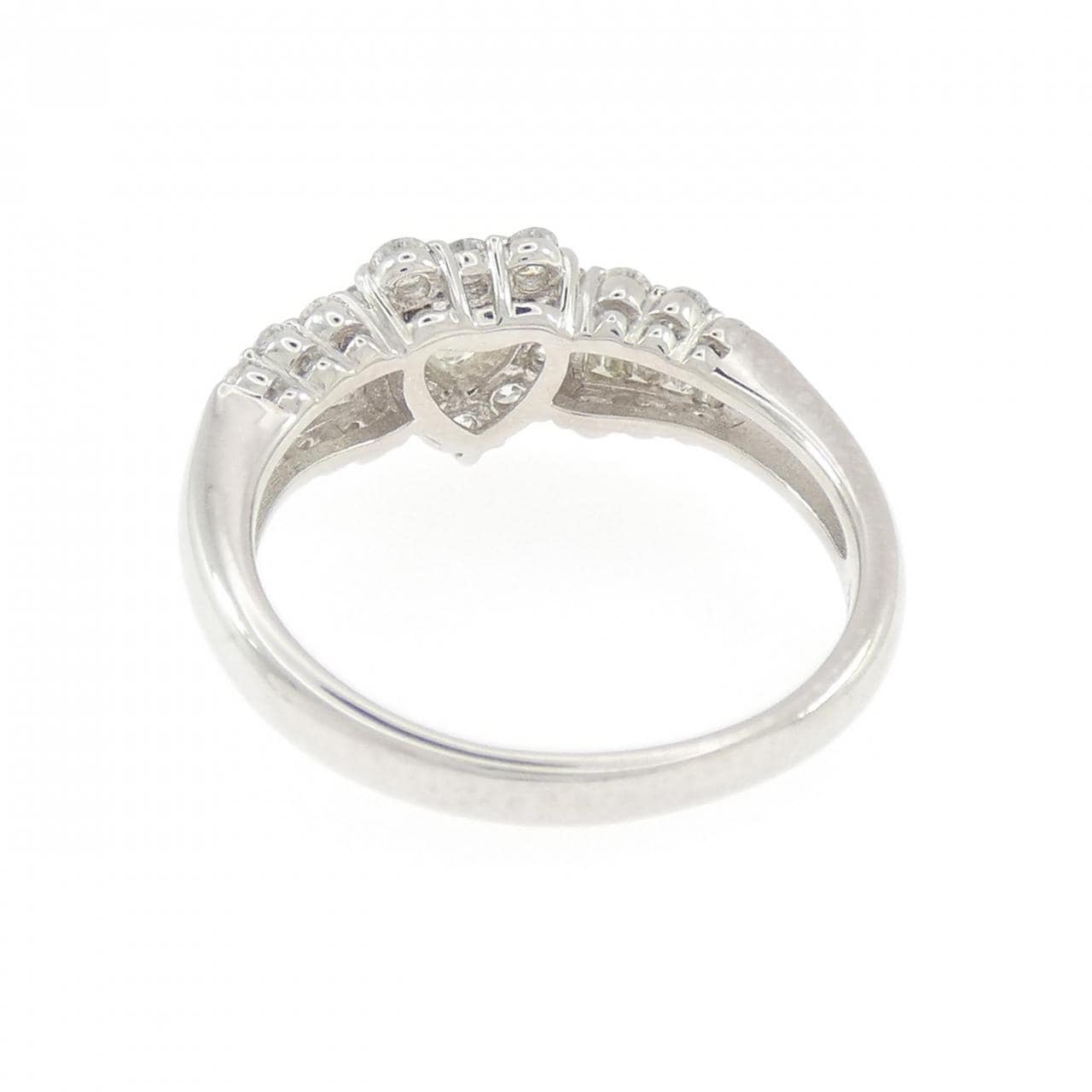 PT900 ハート ダイヤモンド リング 0.279CT