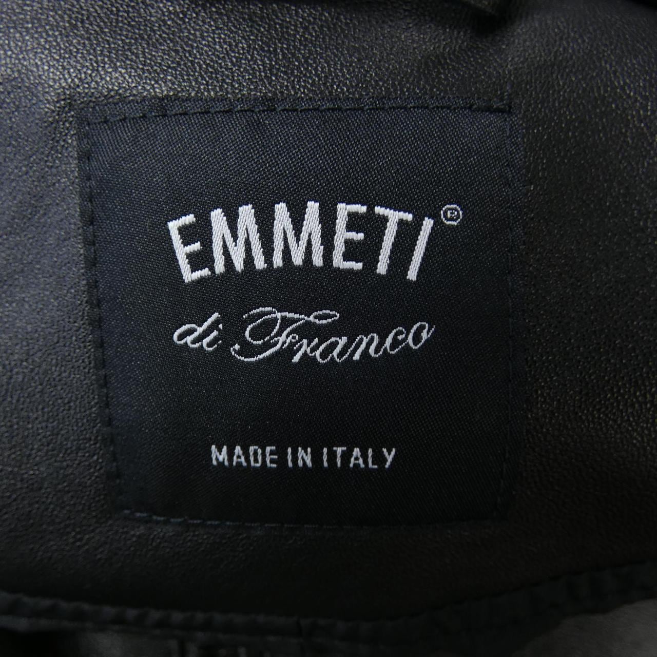 エンメティ EMMETI レザーライダースジャケット