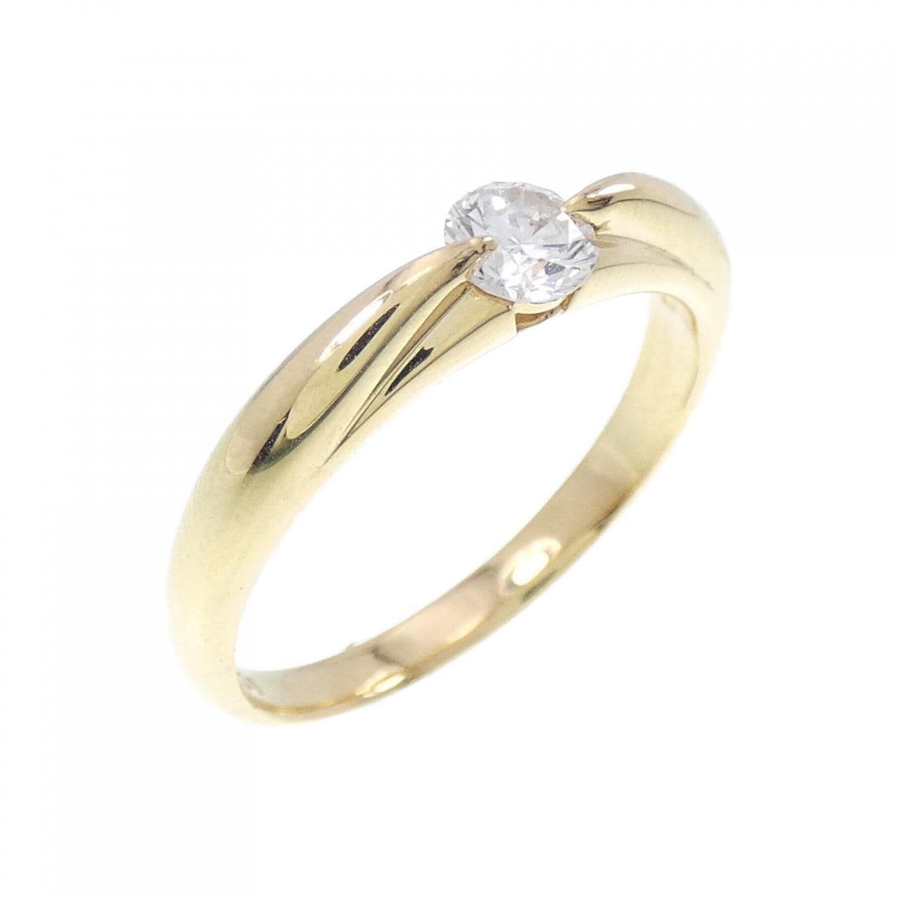 750YG Solitaire Diamond Ring 0.31CT