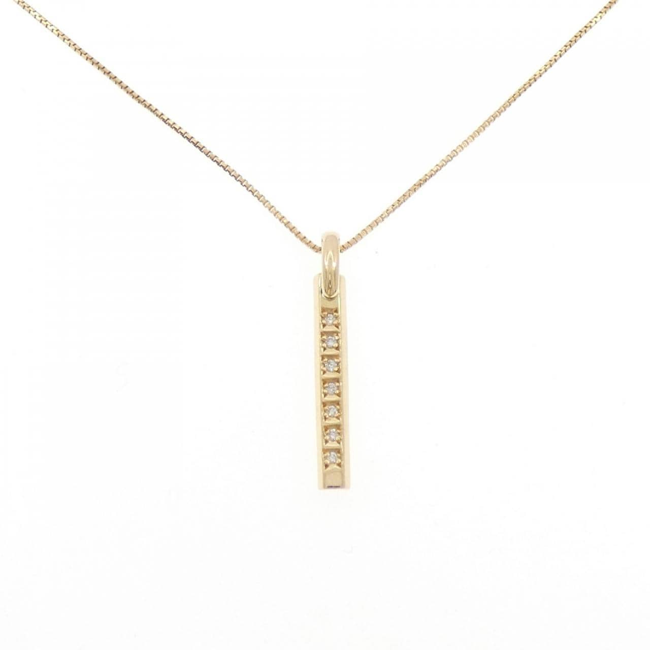 K18YG ダイヤモンド ネックレス 0.04CT