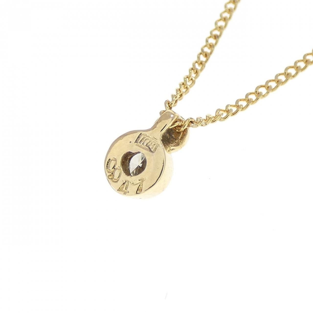 K18YG ダイヤモンド ネックレス 0.041CT