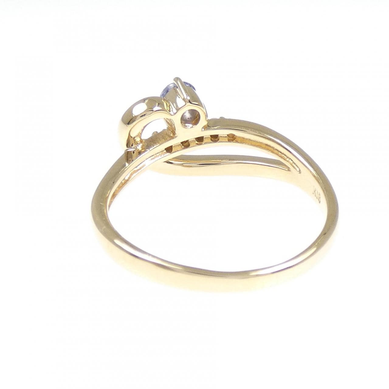 K18YG サファイヤ リング