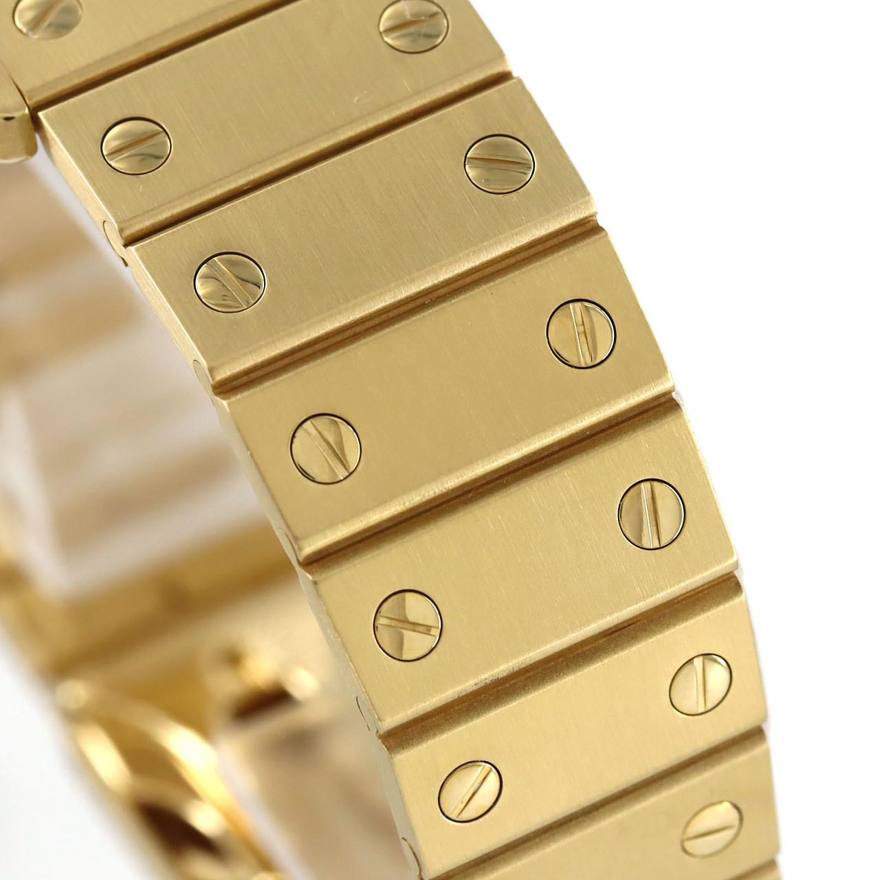 カルティエ サントスカレ LM YG9 82746788 YG 自動巻