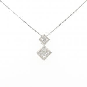 PT900/PT850 ダイヤモンド ネックレス 1.00CT
