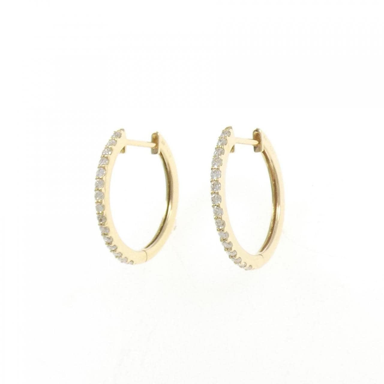 【リメイク】K18YG ダイヤモンド ピアス 0.30CT