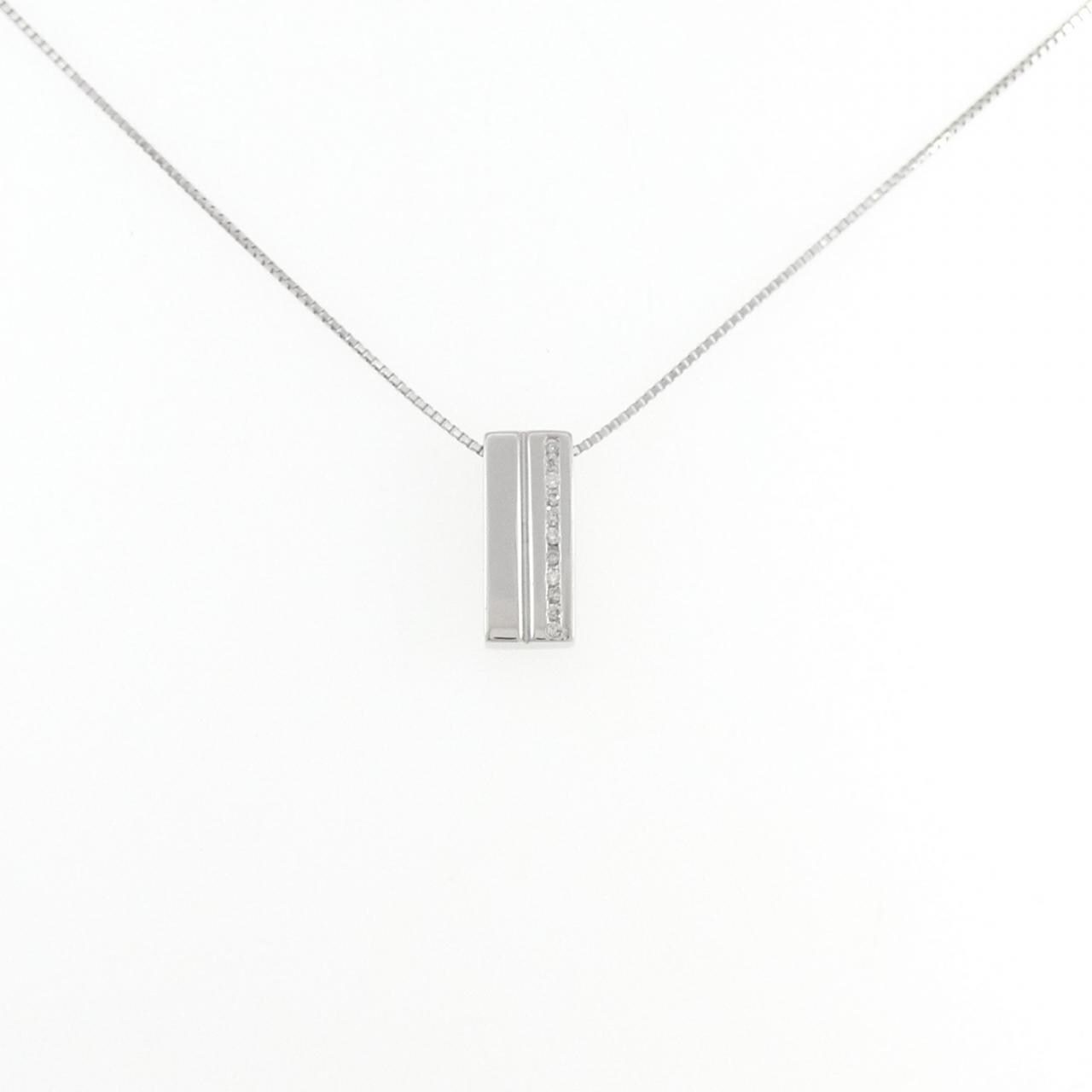 PT900/PT850 ダイヤモンド ネックレス 0.05CT
