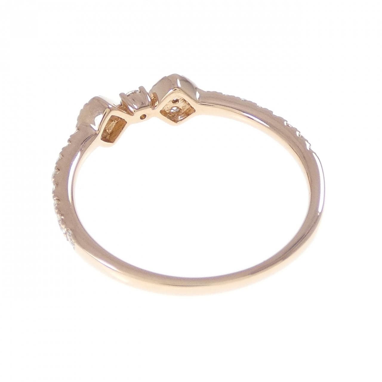 K18PG ダイヤモンド リング 0.3CT