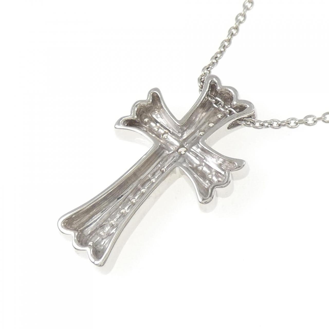 PT900/PT850 クロス ダイヤモンド ネックレス 0.30CT