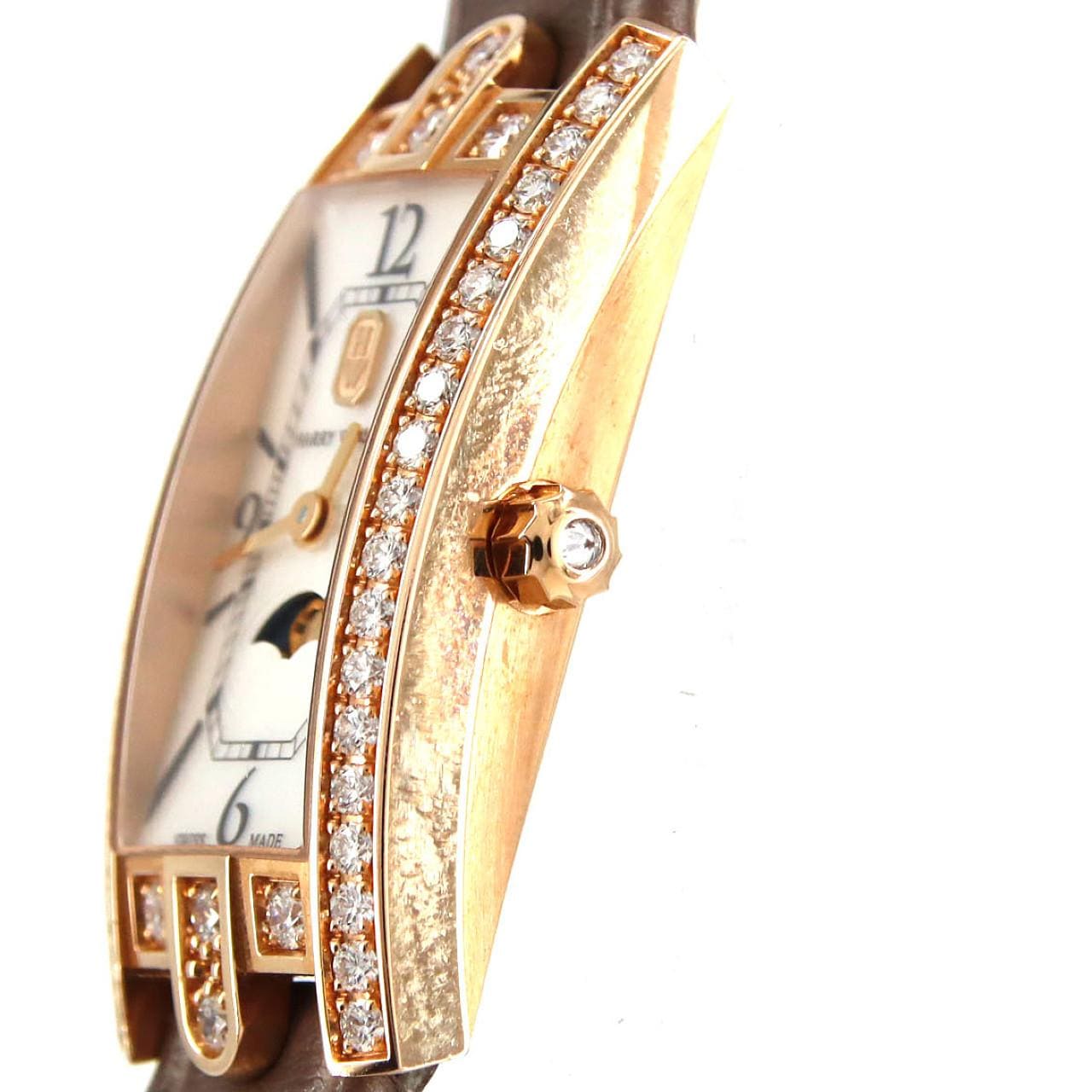 【ノーメンテナンス還元価格】ハリーウィンストン アヴェニューCミニ･ムーンフェイズ PG/D AVCQMP16RR001 PG･RG クォーツ