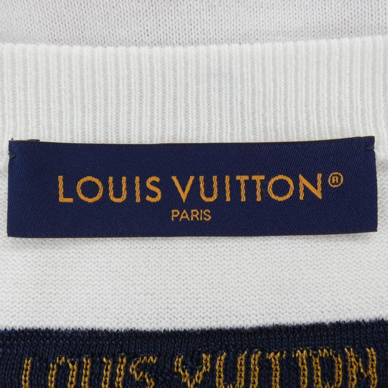 ルイヴィトン LOUIS VUITTON コットンショートスリーブクルーネック HPN30WHA0 ニット
