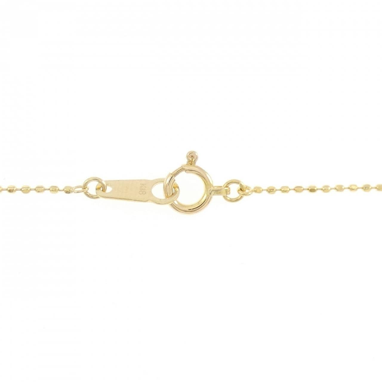 K18YG スター ダイヤモンド ネックレス 0.35CT